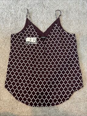 NWT Express Plum V-Neck Camisole Top